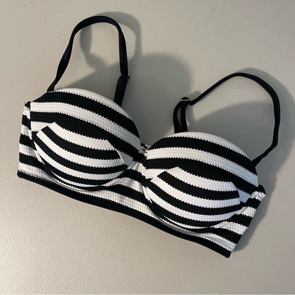 Striped Bikini Top